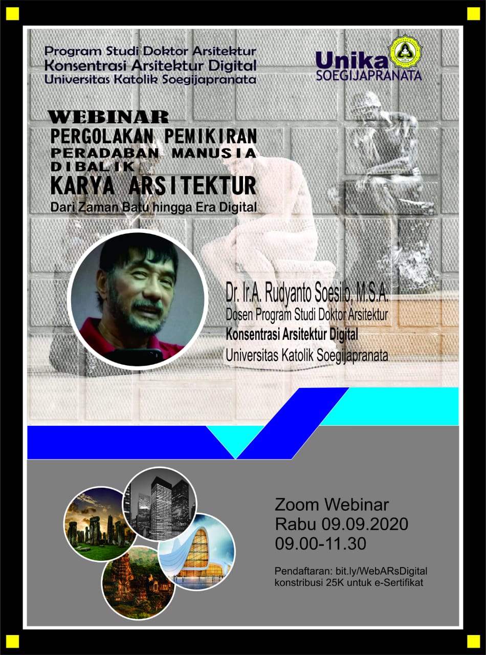 Webinar pembukan Program Doktor Arsitektur Digital